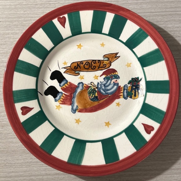 Vintage Inspirado Flying Folk Santa 1997 9" Diameter - Picture 1 of 1